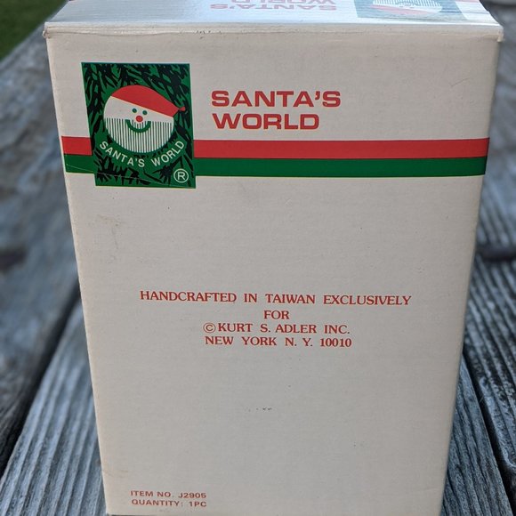 Vintage Fabric Mache 8” Disney Mickey Mouse Santa - Picture 10 of 13